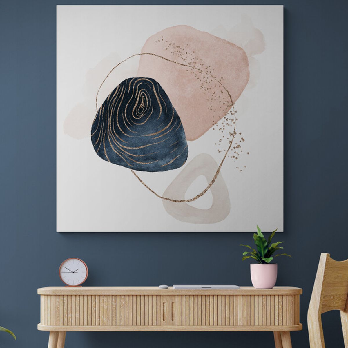 TAYRONA STORE - Cuadro En Lienzo Para Habitaciones Diseño Minimalista 336 50x50cm