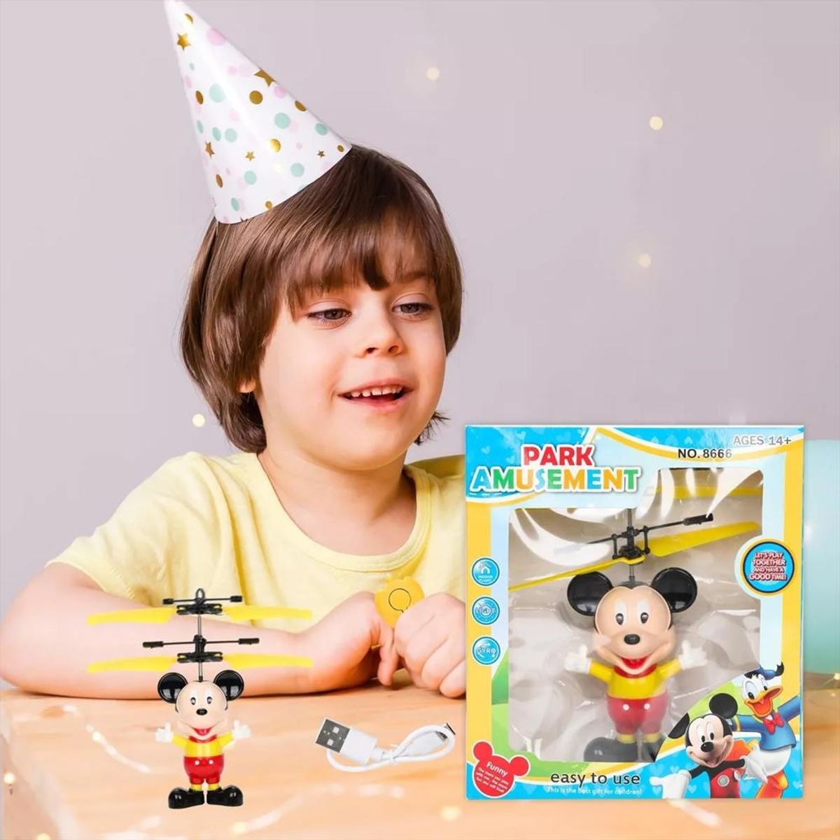 HOMETLY - juguete para niños para navidad drone de juguete