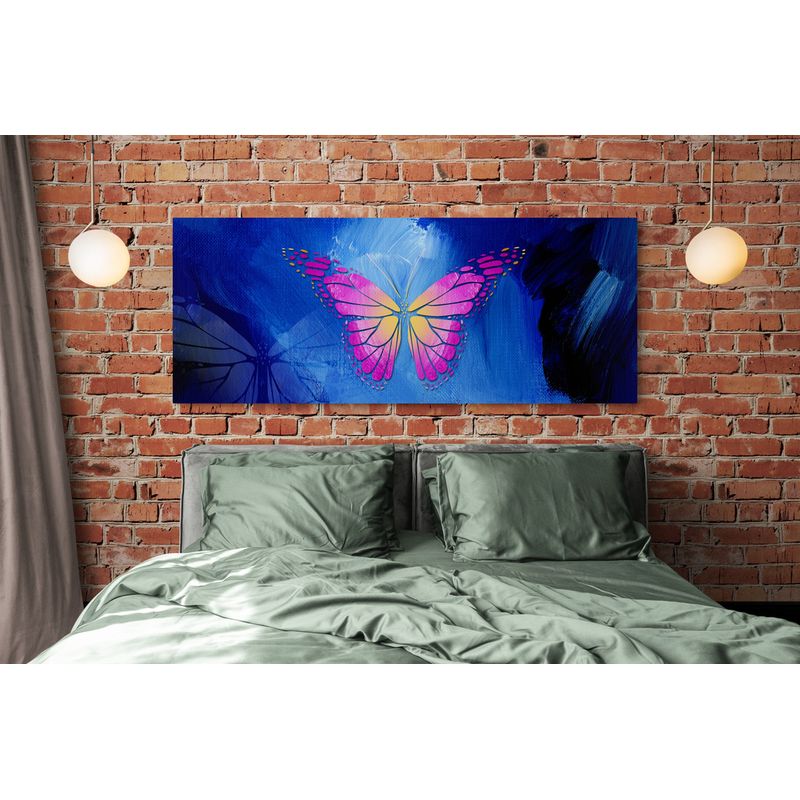 TAYRONA STORE - Cuadro En Lienzo Para Habitaciones Mariposas 270 100x40cm
