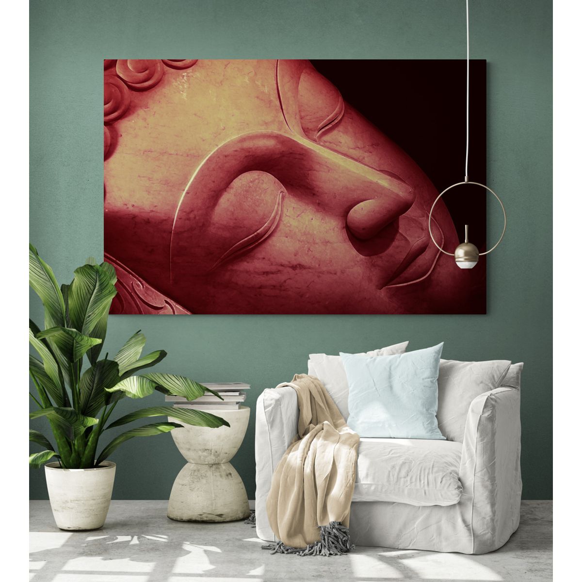 TAYRONA STORE - Cuadro En Lienzo Para Habitaciones Budda 109 120x80cm