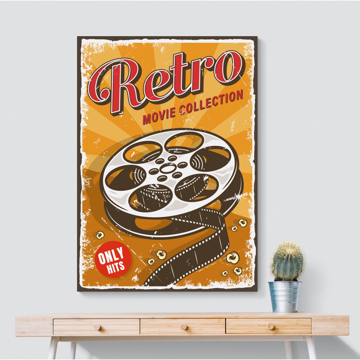 TAYRONA STORE - Cuadro En Lienzo Para Habitaciones Movie Poster 003 50x70cm