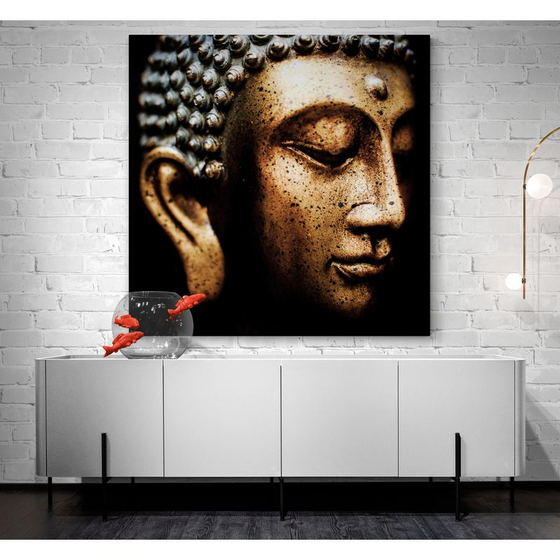 TAYRONA STORE - Cuadro En Lienzo Para Habitaciones Budda 120 90x90cm