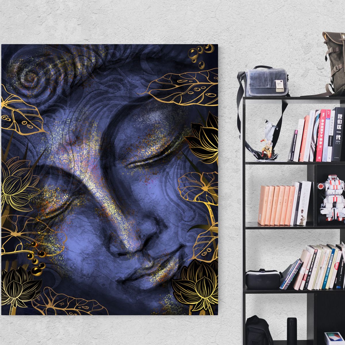 TAYRONA STORE - Cuadro En Lienzo Para Habitaciones Budda 129 60x75cm