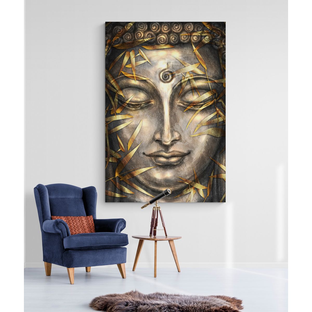 TAYRONA STORE - Cuadro En Lienzo Para Habitaciones Budda 145 50x70cm