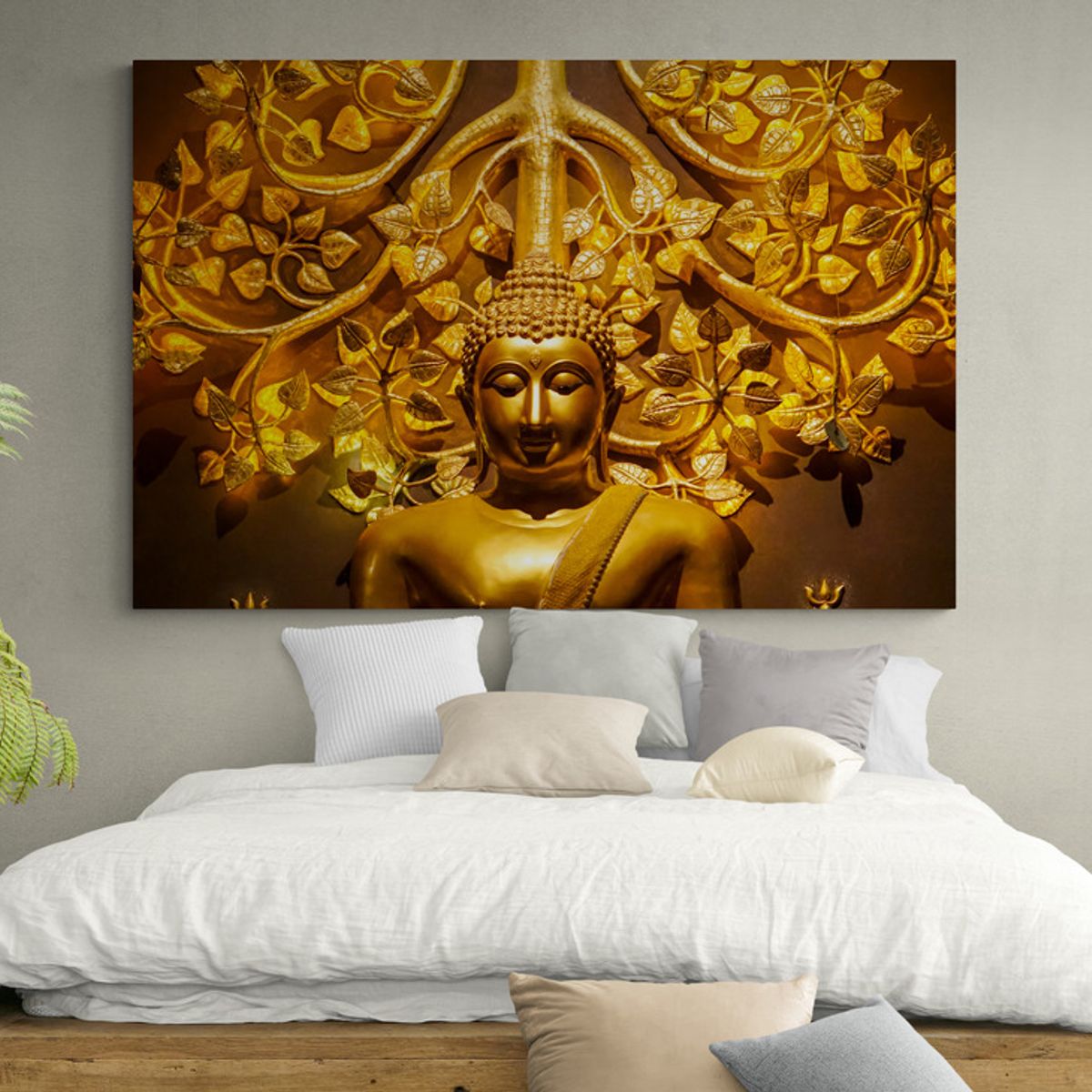 TAYRONA STORE - Cuadro En Lienzo Para Habitaciones Budda 153 70x50cm