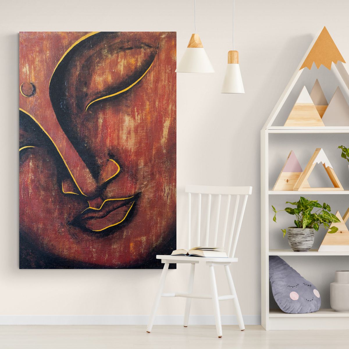 TAYRONA STORE - Cuadro En Lienzo Para Habitaciones Budda 161 35x50cm.