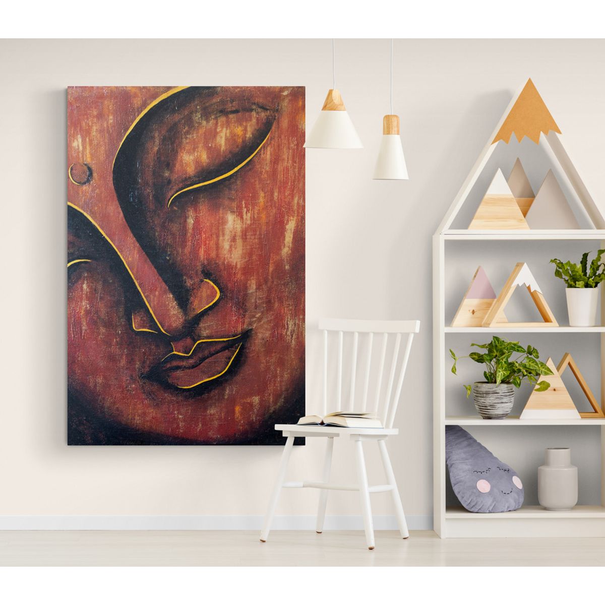 TAYRONA STORE - Cuadro En Lienzo Para Habitaciones Budda 161 35x50cm.