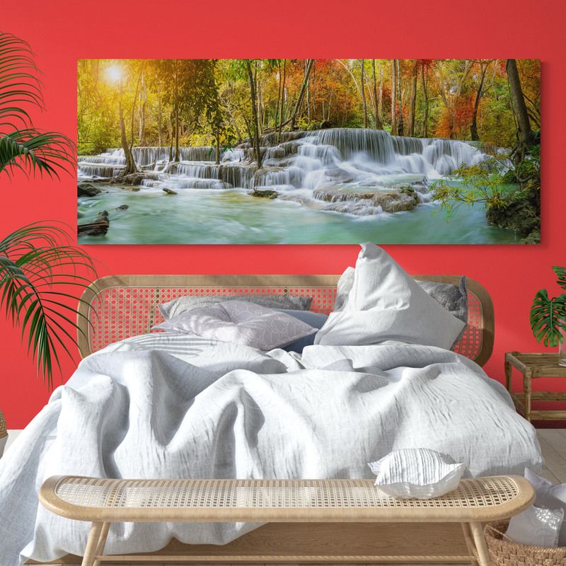 TAYRONA STORE - Cuadro En Lienzo Para Habitaciones Cascada 012 175x70cm