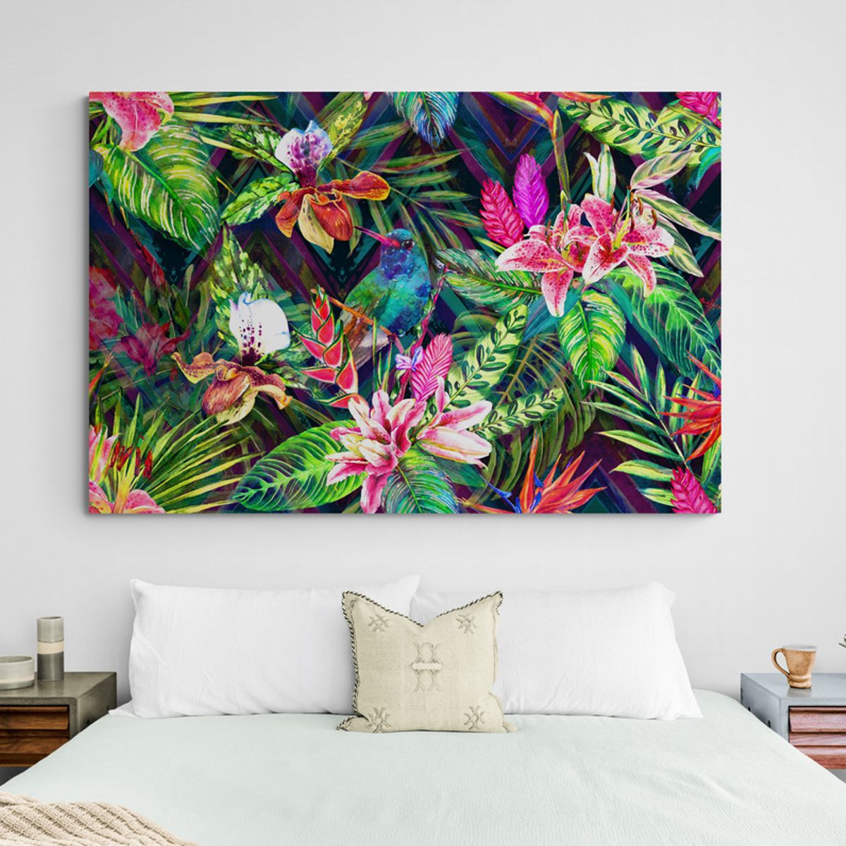 TAYRONA STORE - Cuadro En Lienzo Para Habitaciones Colibri 027 100x70cm