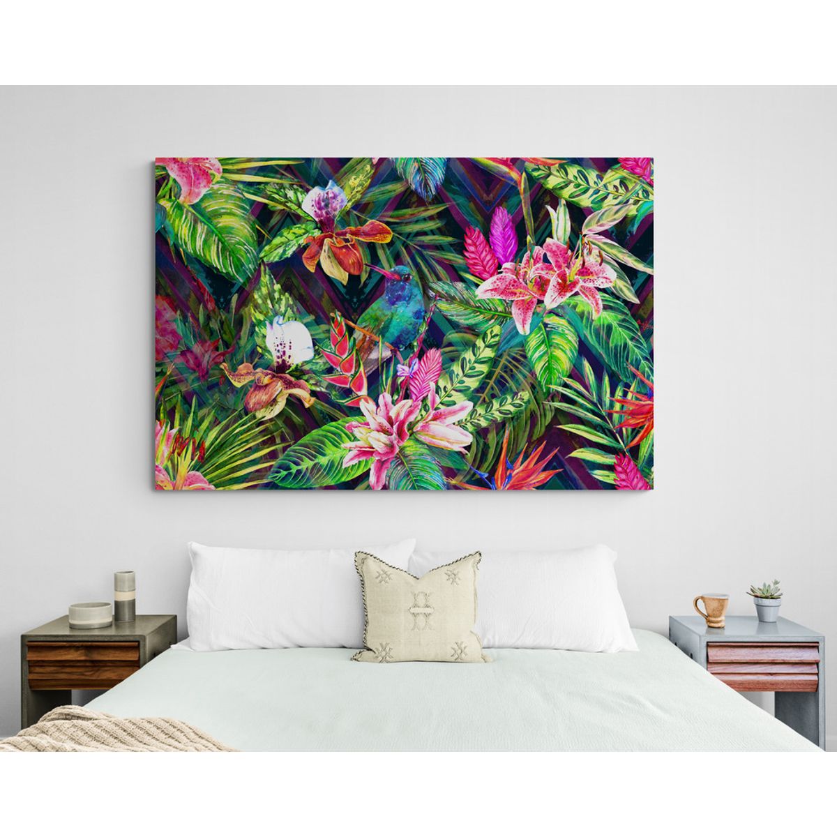 TAYRONA STORE - Cuadro En Lienzo Para Habitaciones Colibri 027 100x70cm