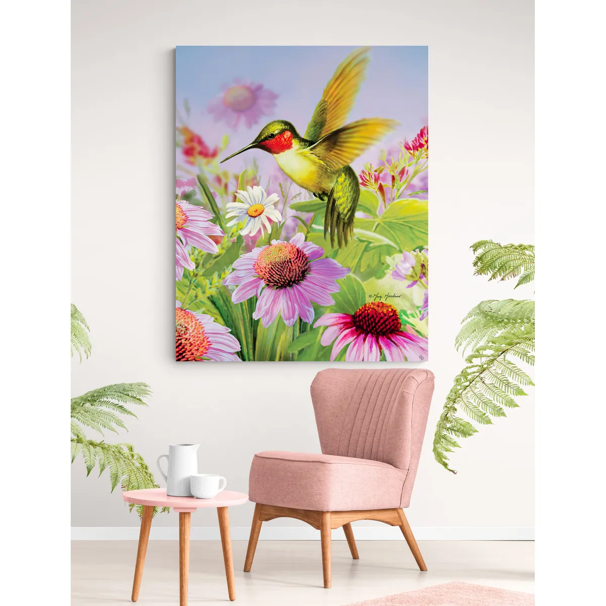 TAYRONA STORE - Cuadro En Lienzo Para Habitaciones Colibri 071 80x100cm