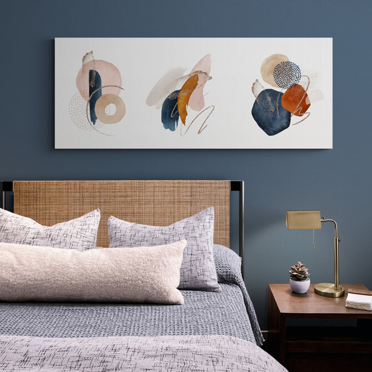 TAYRONA STORE - Cuadro En Lienzo Para Habitaciones Diseño Minimalista 343 150x60cm