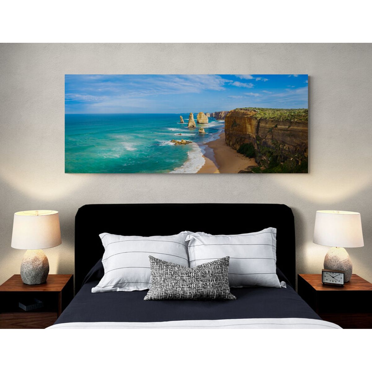 TAYRONA STORE - Cuadro En Lienzo Para Habitaciones Australia Playa 147 125x50cm