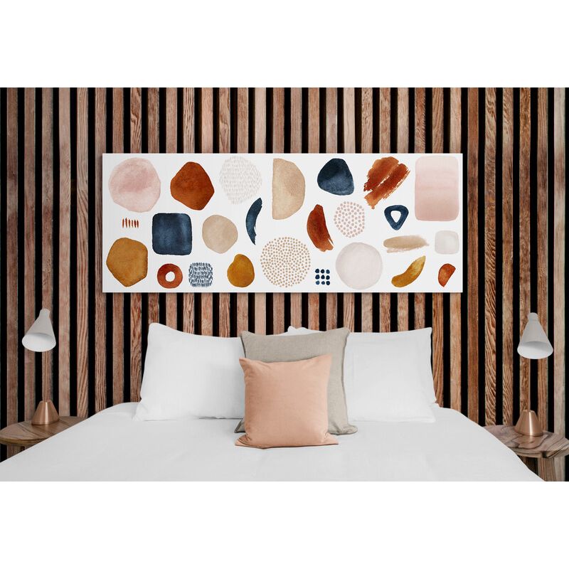 TAYRONA STORE - Cuadro En Lienzo Para Habitaciones Diseño Minimalista 345 150x60cm
