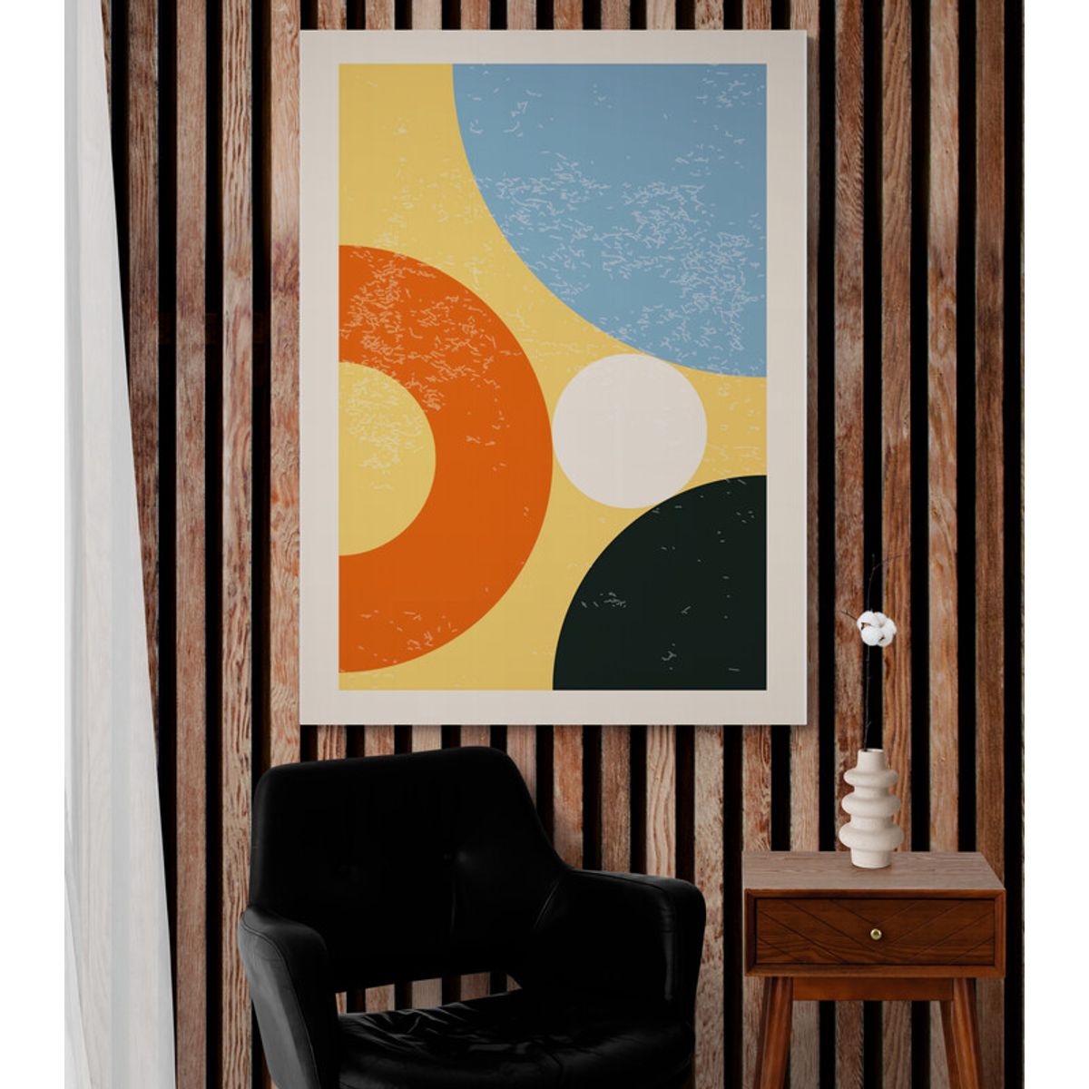 TAYRONA STORE - Cuadro En Lienzo Para Habitaciones Diseño Minimalista 243 80x120cm