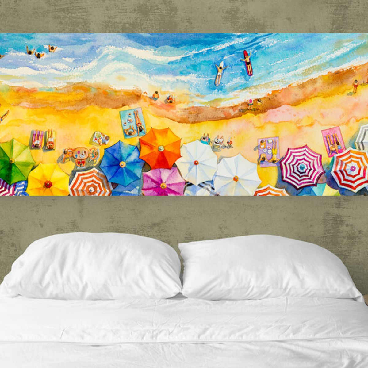 TAYRONA STORE - Cuadro En Lienzo Para Habitaciones Playa 156 150x60cm