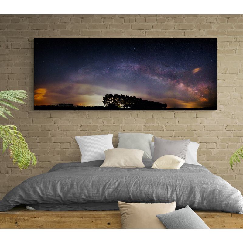 TAYRONA STORE - Cuadro En Lienzo Para Habitaciones Via Lactea 072 100x40cm