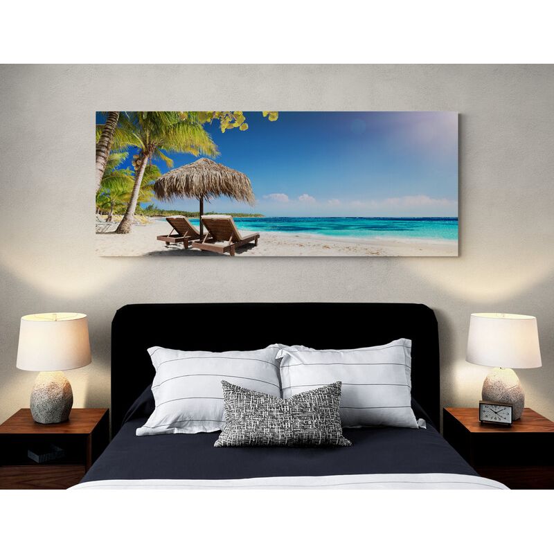 TAYRONA STORE - Cuadro En Lienzo Para Habitaciones Playa 102 100x40cm