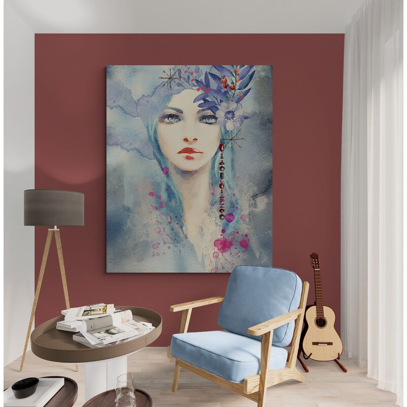 TAYRONA STORE - Cuadro En Lienzo Para Habitaciones Pintura Mujer 164 60x75cm