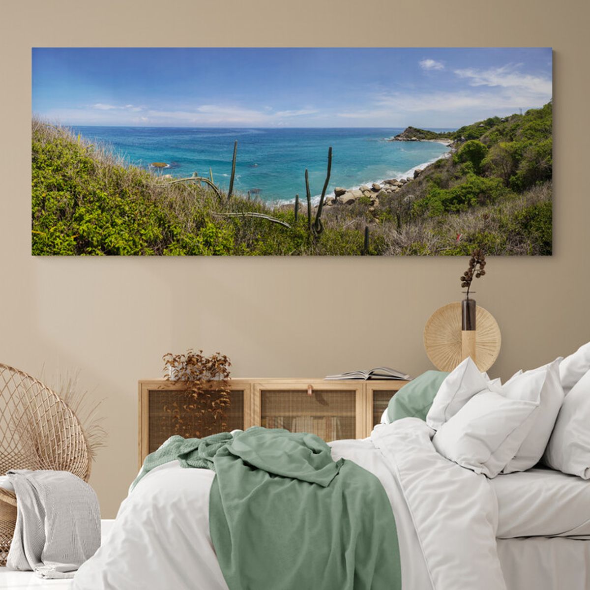 TAYRONA STORE - Cuadro En Lienzo Para Habitaciones Parque Tayrona 055 175x70cm