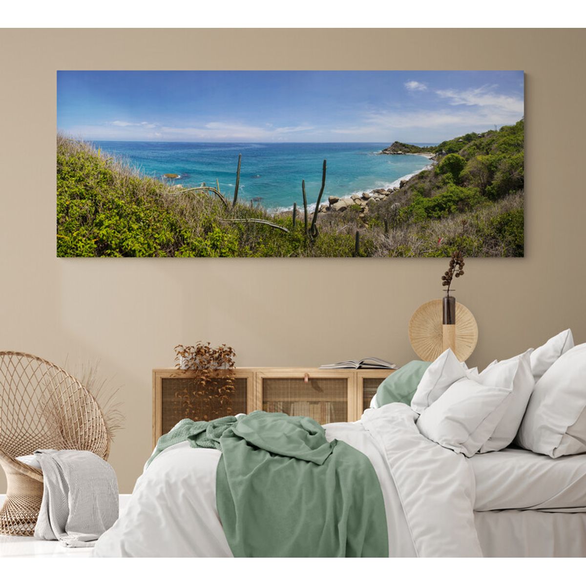 TAYRONA STORE - Cuadro En Lienzo Para Habitaciones Parque Tayrona 055 175x70cm