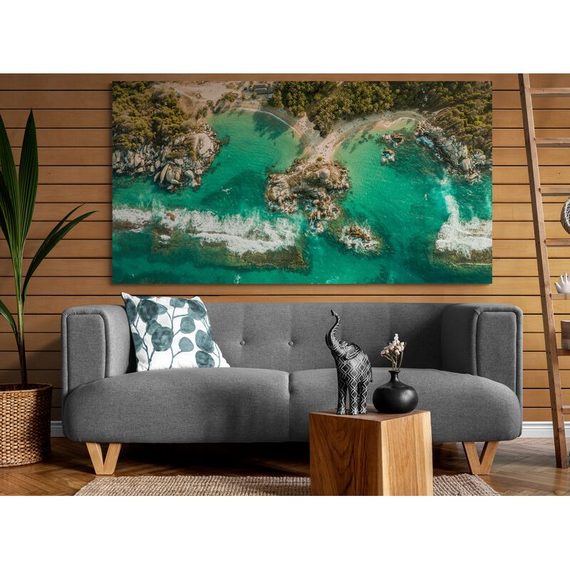 TAYRONA STORE - Cuadro En Lienzo Para Habitaciones Parque Tayrona 060 130x70cm