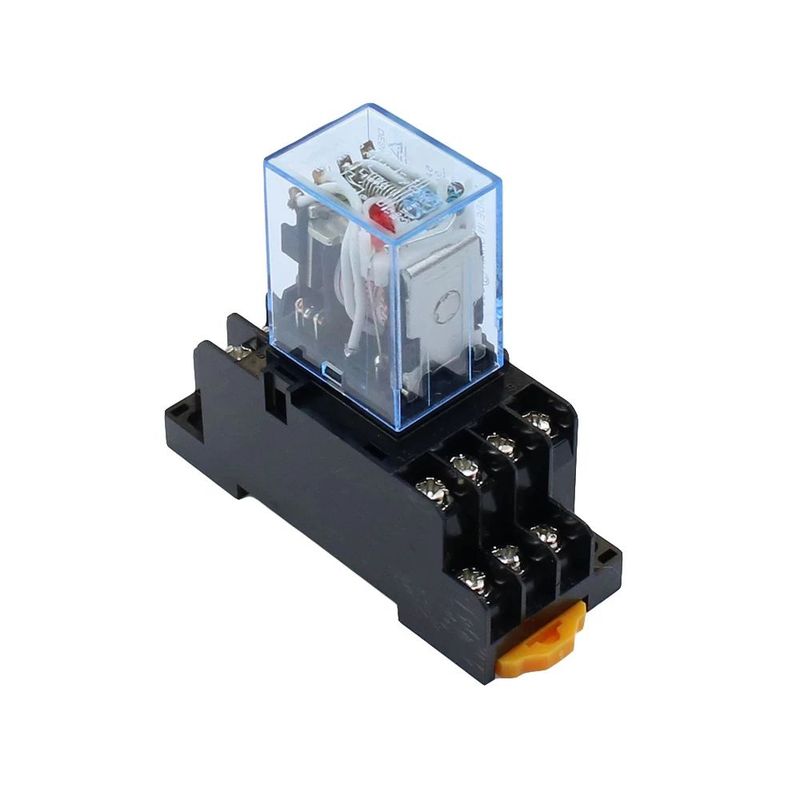 GENERICO - Rele Industrial 24v DC 3a 14pines MY4NJ HH54P + Base