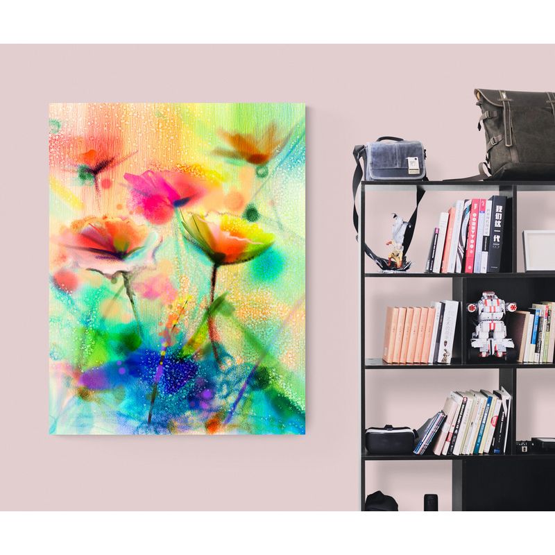 TAYRONA STORE - Cuadro En Lienzo Para Habitaciones Pintura Flores 179 30x40cm
