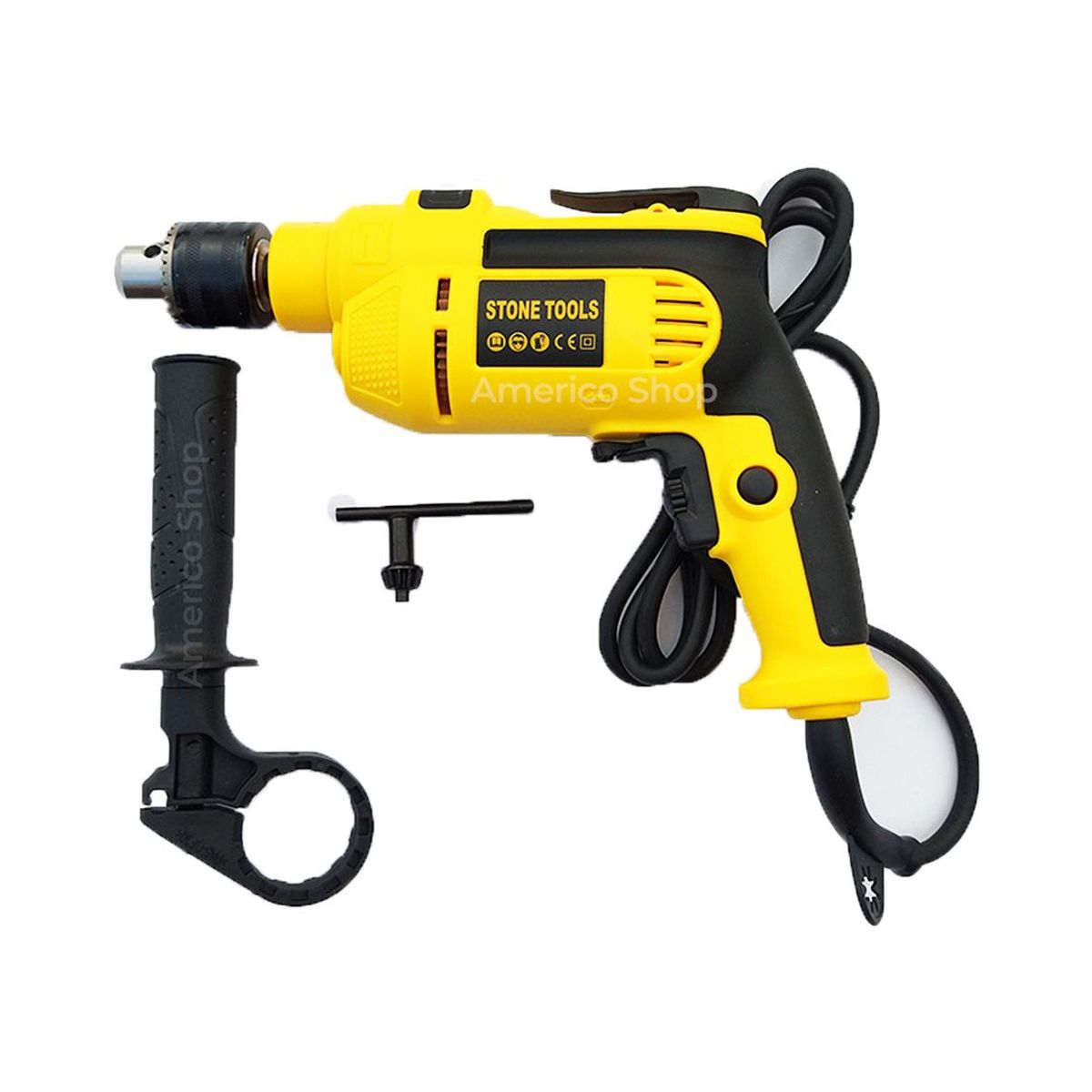 AMERICO SHOP - Combo taladro percutor 1 / 2 y pulidora para trabajo pesado