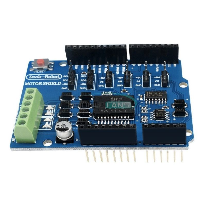 GENERICO - Motor Shield L298p Motor Driver 2a Arduino Uno Mega 2560