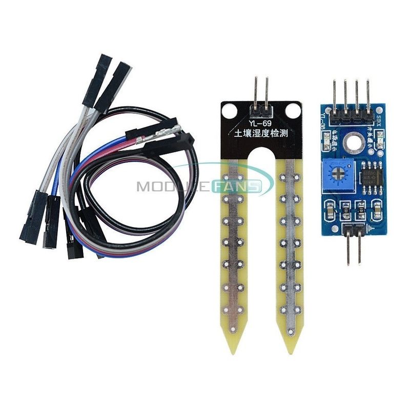 GENERICO - Sensor De Humedad Higrómetro Lm393 Hl-69 Suelo Arduino