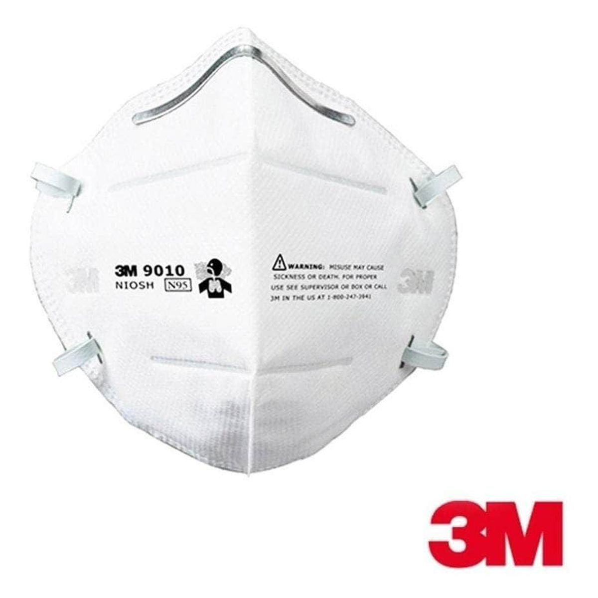 3M - Respirador Tapabocas 3m N95 9010 Certificado Niosh X 50 UNIDADES