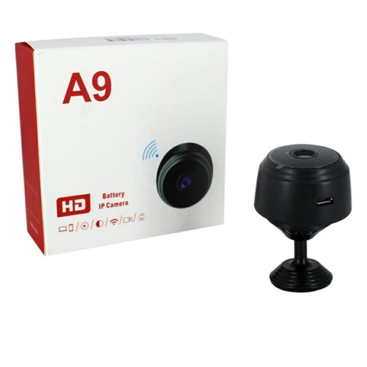 GENERICO - MINI CAMARA ESPIA WIFI A9