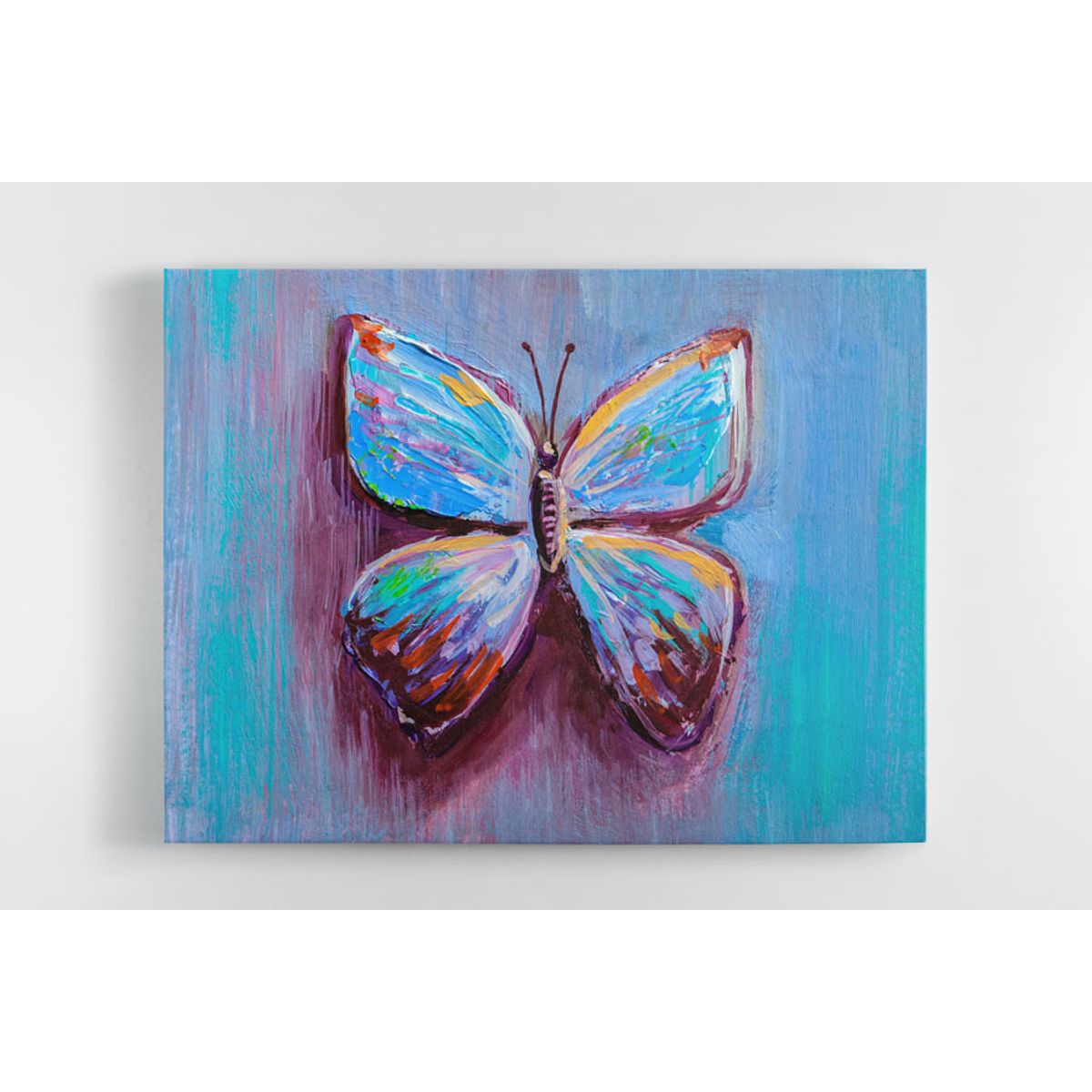 TAYRONA STORE - Cuadro En Lienzo Para Habitaciones Mariposa 60 100x80cm