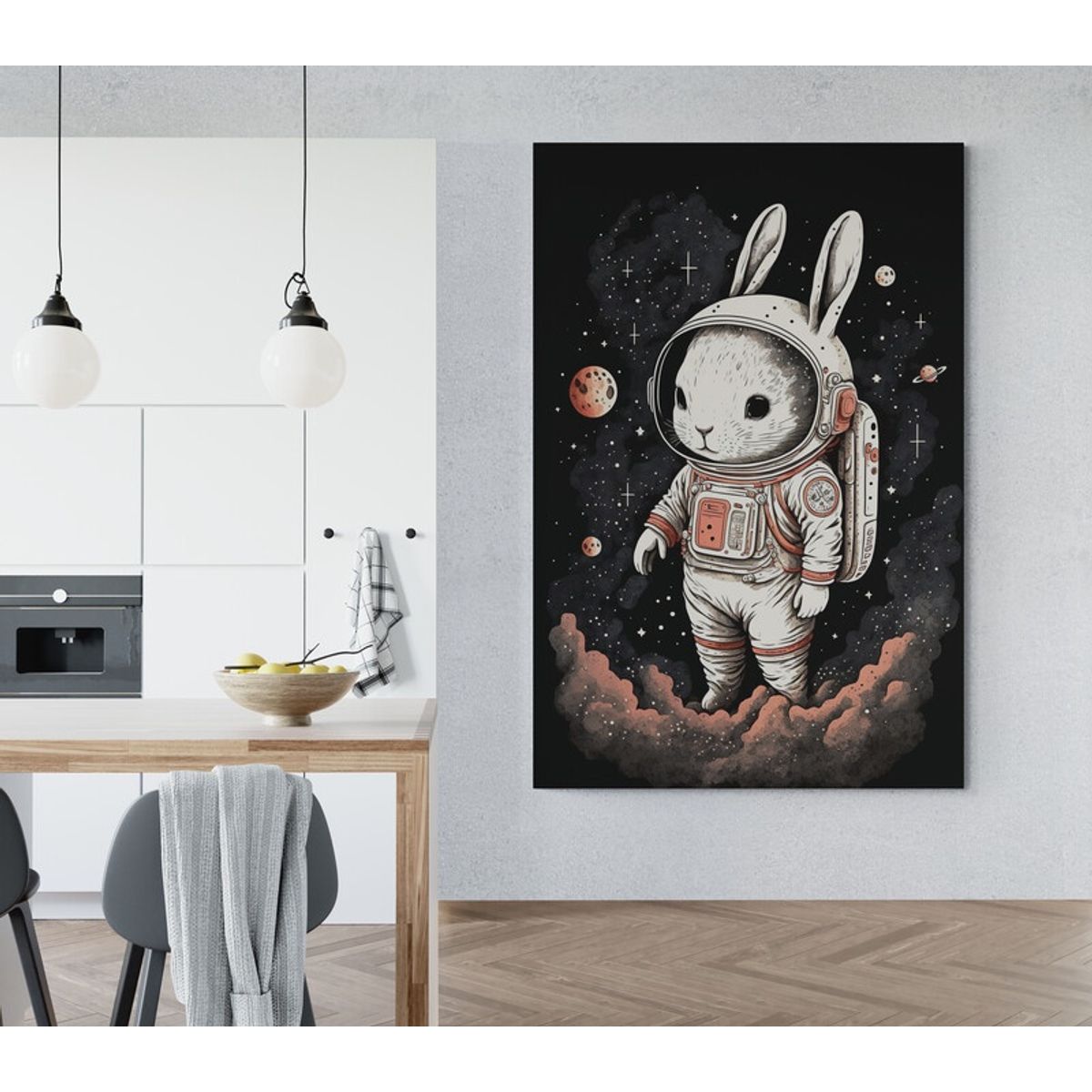 TAYRONA STORE - Cuadro En Lienzo Para Habitaciones Astronauta 088 100x150cm