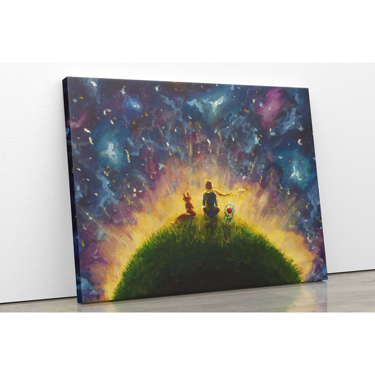 TAYRONA STORE - Cuadro En Lienzo Para Habitaciones Principito 09 100x80cm