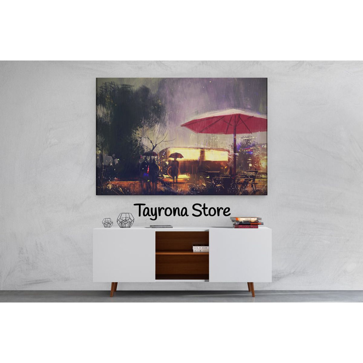 TAYRONA STORE - Cuadro En Lienzo Para Habitaciones Fantasía 21 100x70cm