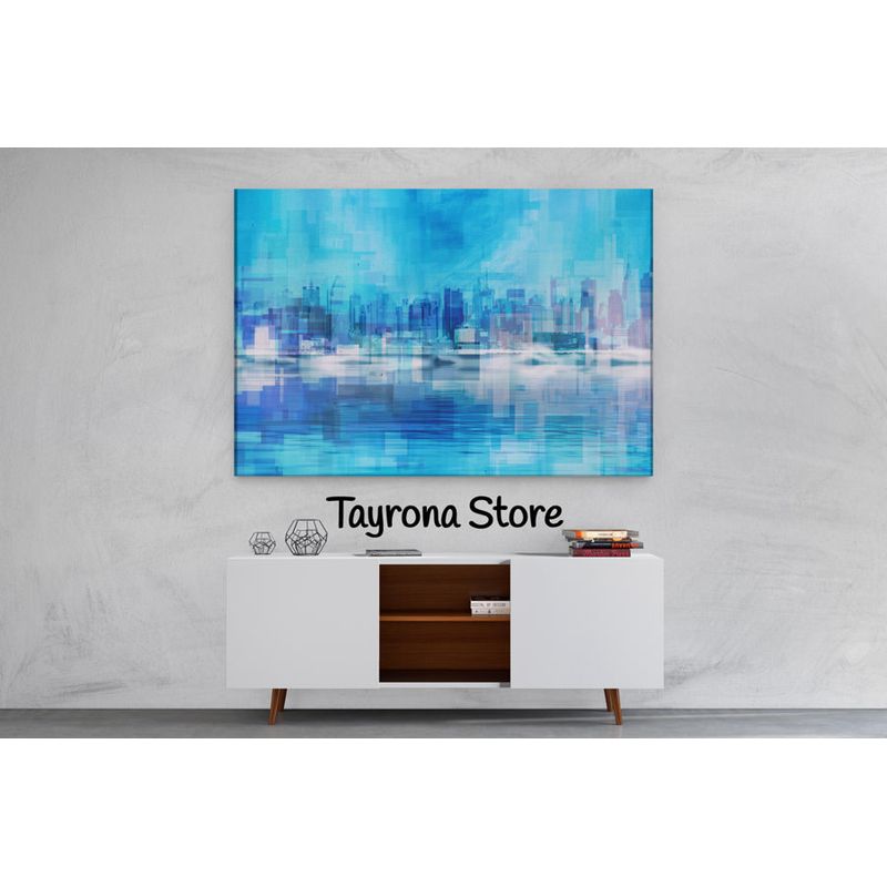 TAYRONA STORE - Cuadro En Lienzo Para Habitaciones Fantasía 63 100x70cm