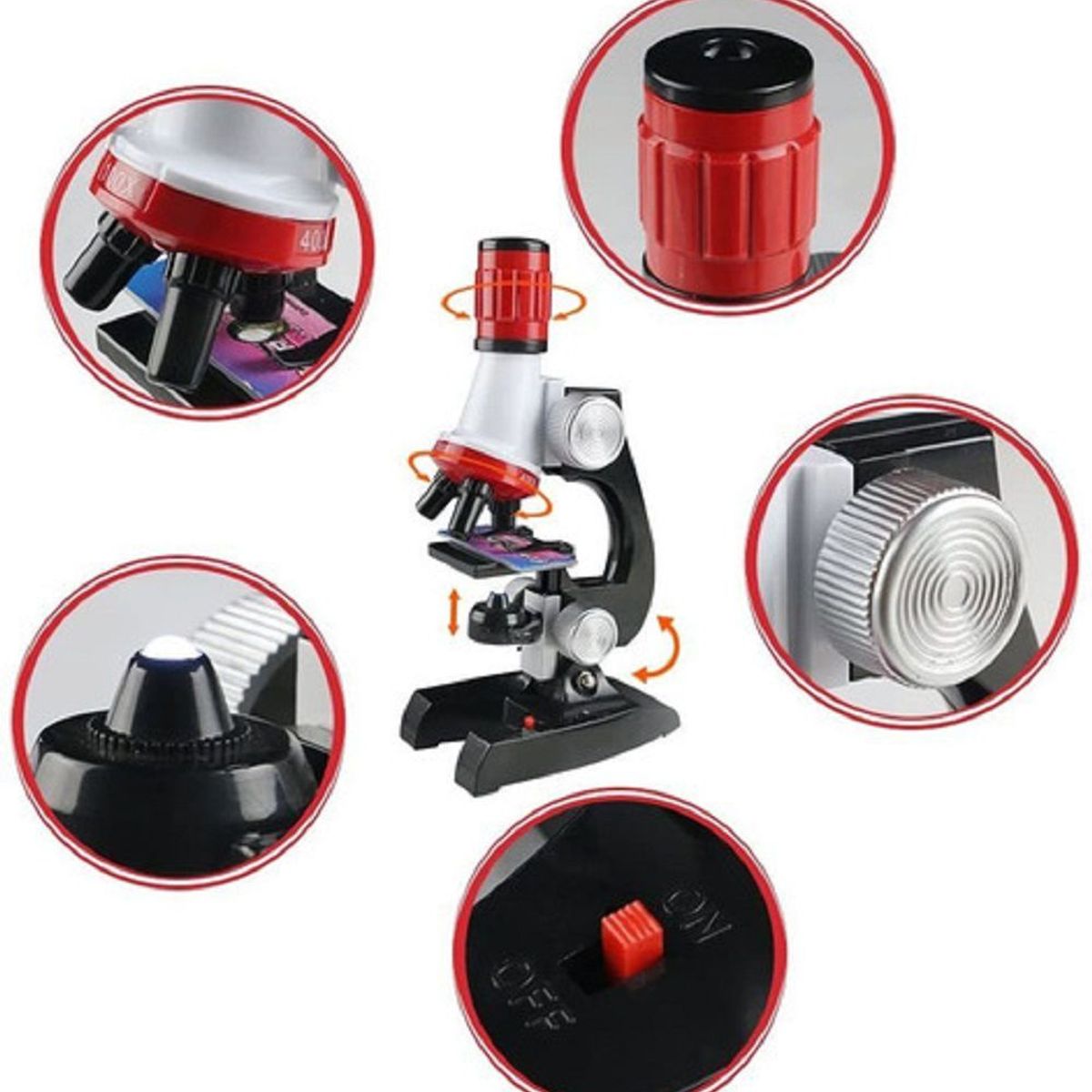 GENERICO - Microscopio Digital Para Niños Con Soporte Para Celular