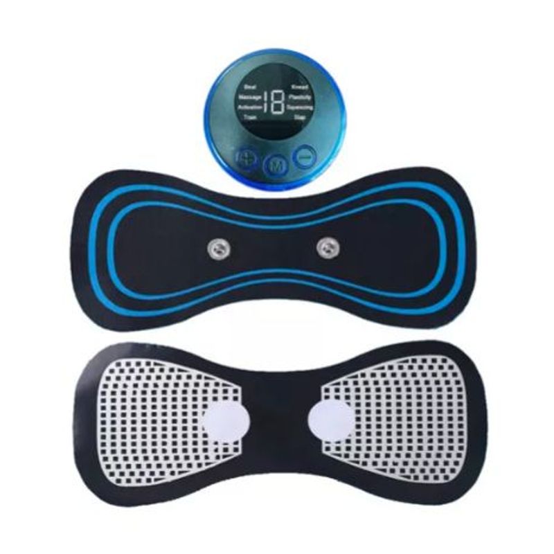 GENERICO - Mini Parche Masajeador Electrico Corporal Portátil Negro