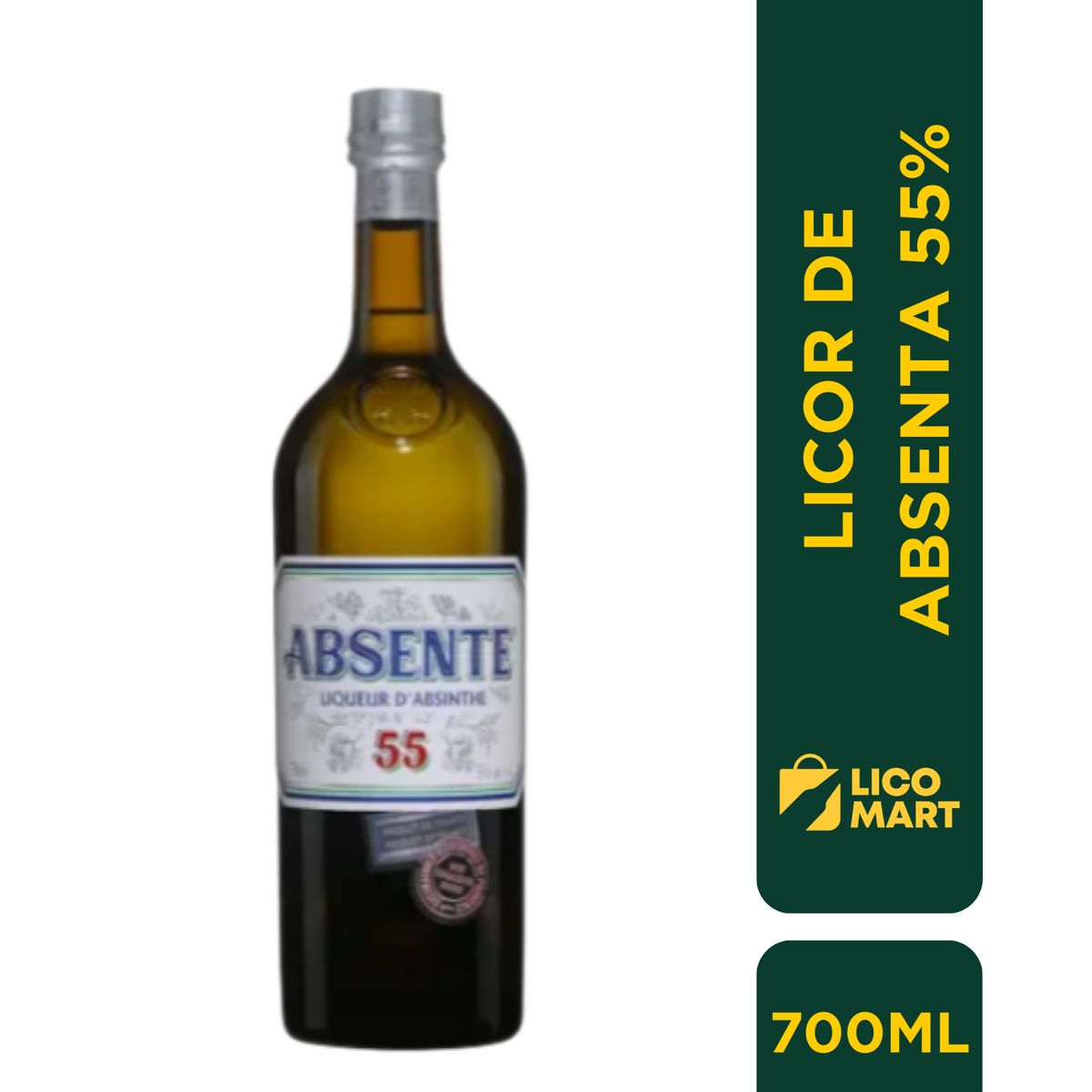 GENERICO - LICOR DE ABSENTA 55% 700 ML