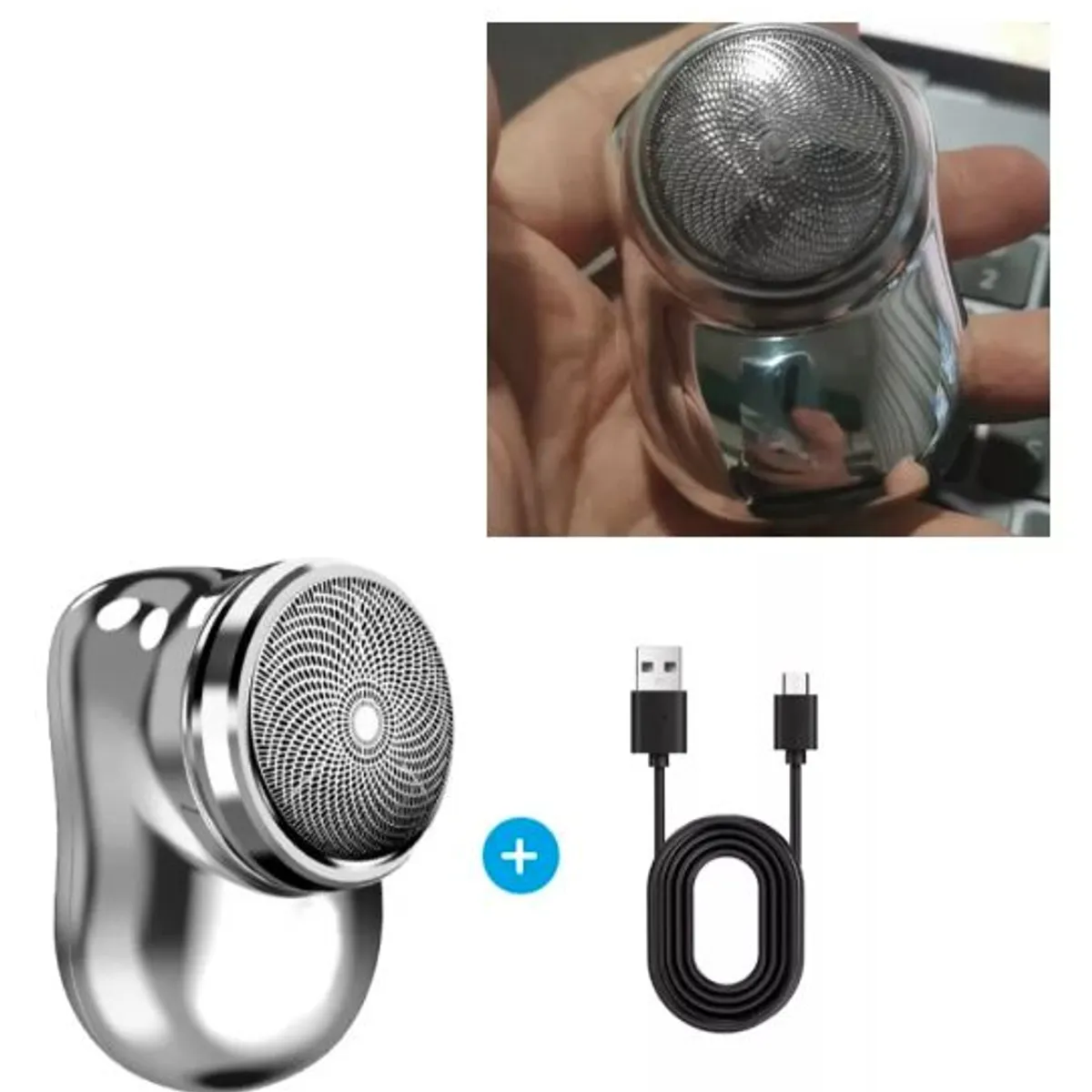 GENERICO - Afeitadora Eléctrica Portátil Mini-shave Recargable Por Usb_.