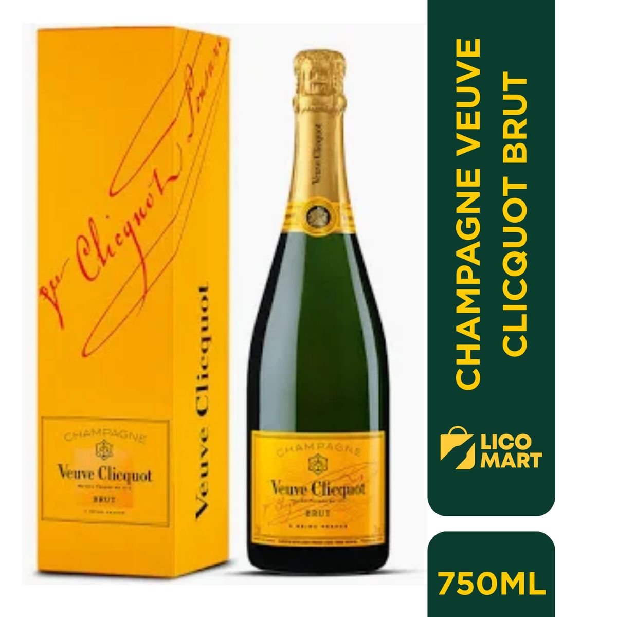 GENERICO - CHAMPAGNE VEUVE CLICQUOT BRUT 750 ML