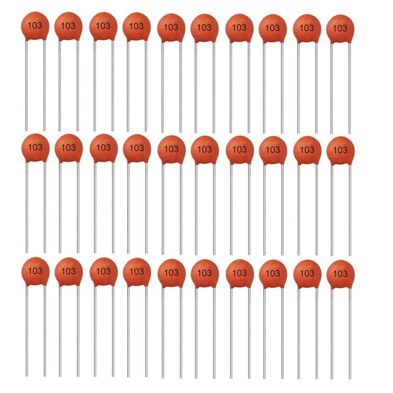 GENERICO - 30 unidades Condensador Cerámico 10nf Capacitor 103 De 50v