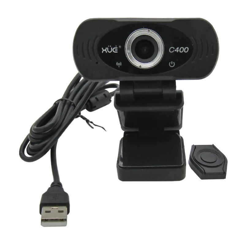 XUE - Cámara Webcam C400 Usb 2.0 Fhd 1080p 1920x1080 Mic Digital