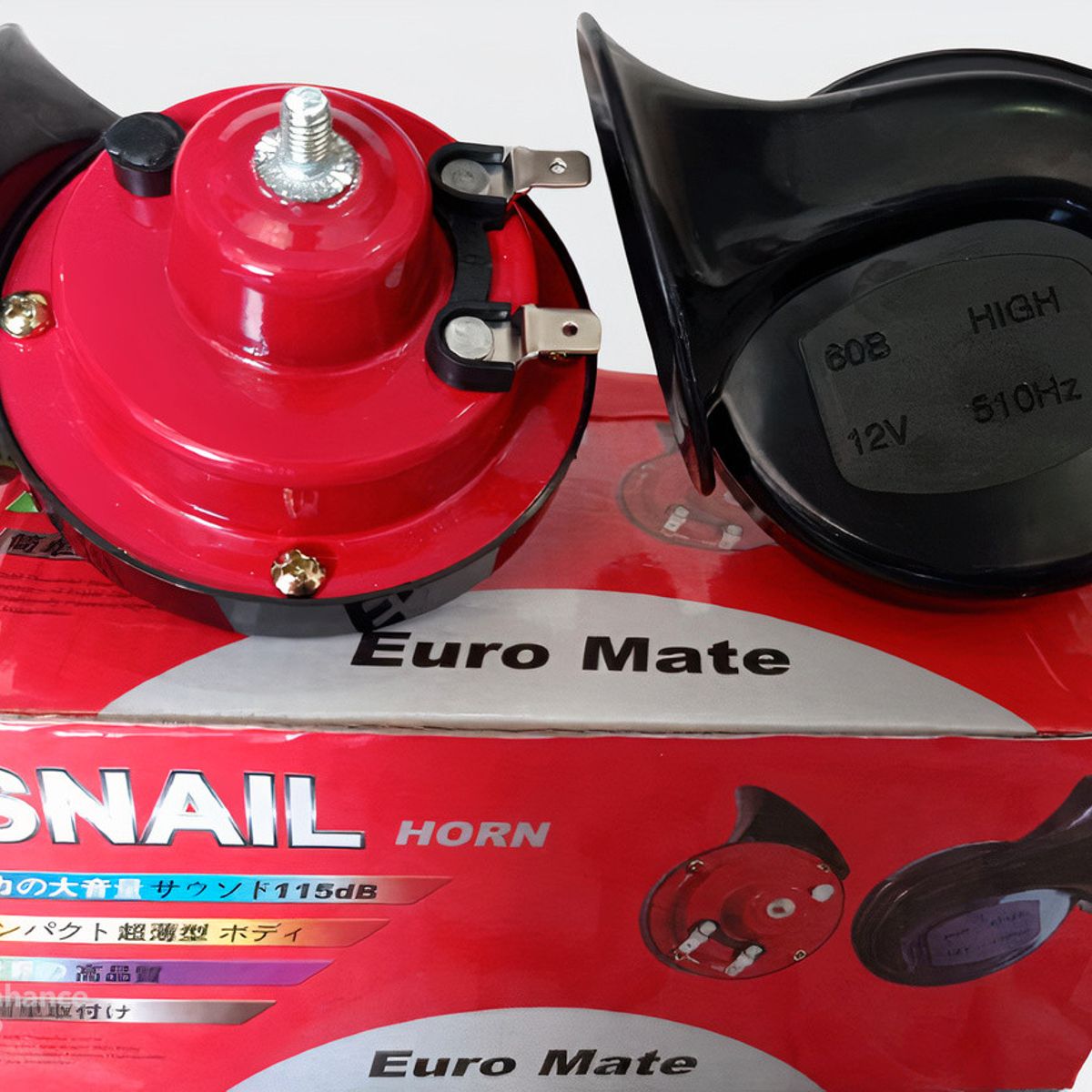 GENERICO - Juego Pitos Tipo Caracol Cornetas Bocinas 115db Carro