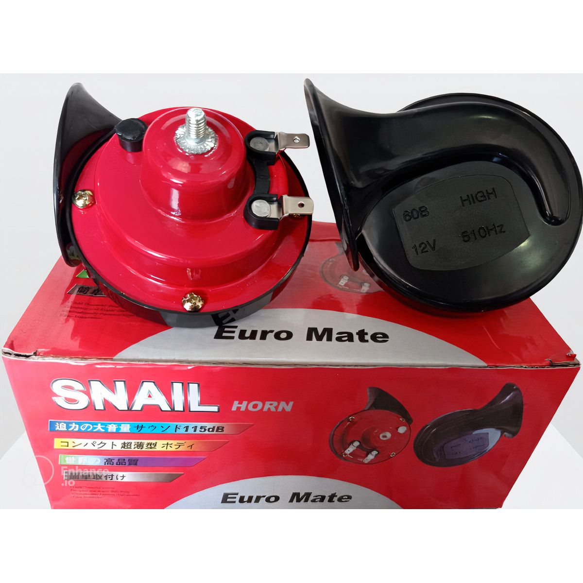 GENERICO - Juego Pitos Tipo Caracol Cornetas Bocinas 115db Carro