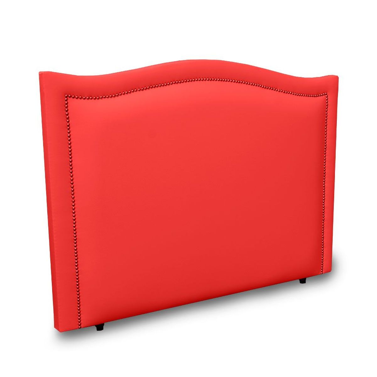 MAGIC CLASS - CABECERO CURVO CON ESTOPEROL AL CENTRO100X130 MICROFIBRA ROJO