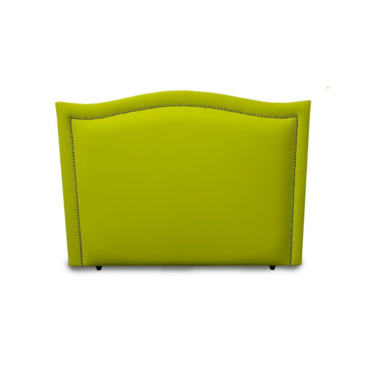 MAGIC CLASS - CABECERO CURVO CON ESTOPEROL AL CENTRO100X130 MICROFIBRA VERDE