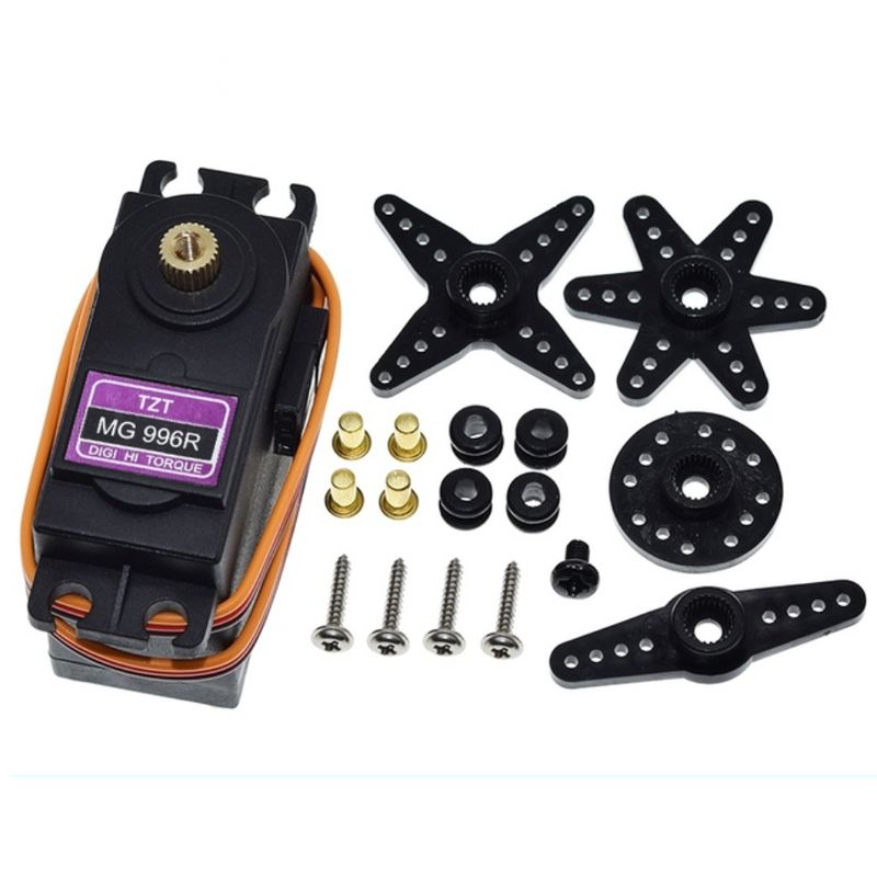 GENERICO - Servo Motor Digital MG996R Engranaje Metal Alto Torque 360°